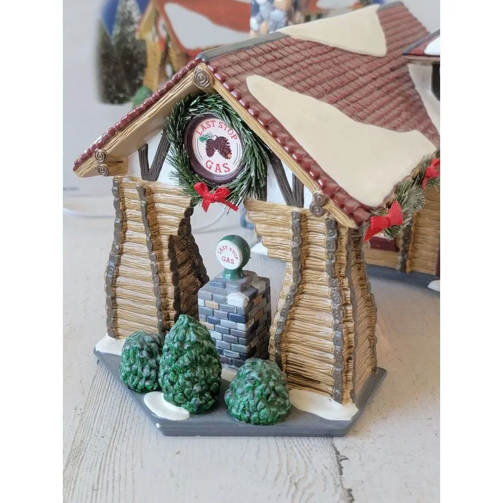 Dept 56 55012 Last Stop Gas Station snow village‎ accessory Xmas